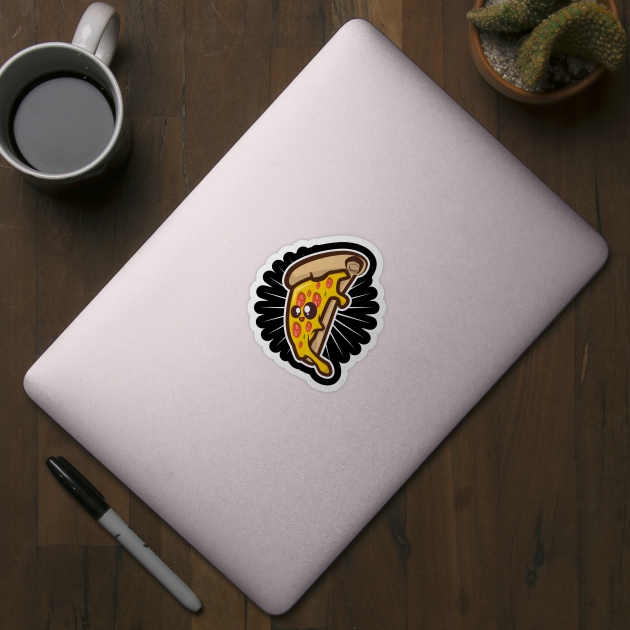 Kawaii Pizza by LetsBeginDesigns